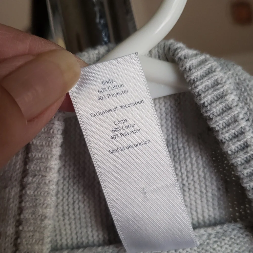 Lululemon Ivivva  Cardigan Gray Youth 14 Athleisure Open Front Womens Sweater